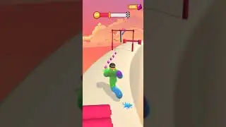 Satisfying funny gaming videos/satisfying videos/Blob runner 3D #shorts #myfirstyoutubeshorts