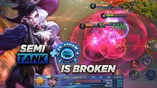 Semi Tank Alice Build with Vengeance Spell is Broken! [RANKED]|| Mobile Legends
