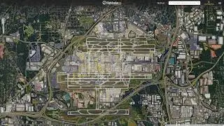 Atlanta KATL Flightradar24 Livestream with Live Air Traffic Control 28/12/2025