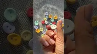 Air Dry Clay Buttons / Пуговки своими руками #handmade #diy #crochet #knitting #crafts