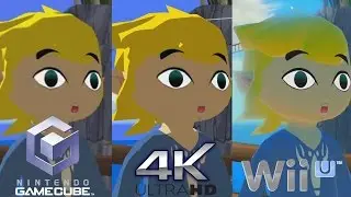 Zelda Wind Waker HD 4K - Graphics Comparison - Next Gen vs Wii U