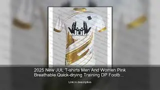 2025 New JUL T-shirts Men And Women Pink Breathable Quick-drying Training DP Football Jerseys S