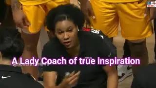 A Lady Coach of true inspiration #nba2025 #nbausa #lindsey #losangeleslakers #nbacoach #nbavideos 