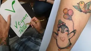 Back to tattoo studio! VEGAN tattoo.