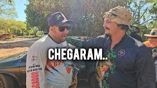 ELES CHEGARAM DE VIAGEM...pescaria. 