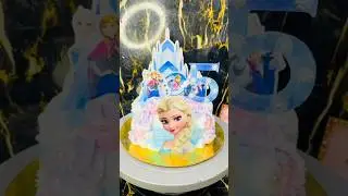 Frozen theme cake #cake #frozen #cake #elsa #elsacake #yt #themecake #trending #foodie #bake