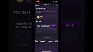New code tap swap
