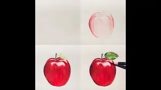 Prisma color Drawing - apple