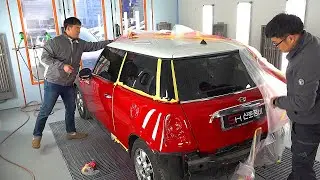 Process of Making an Automobile Paint Heat Treatment Booth. Korea&rsquo;s First-Class Repair Shop