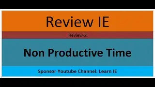 Non Productive Time in RMG sector #NPT #Lost_Time, Review-2 & Solution