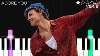 Harry Styles - Adore You | EASY Piano Tutorial