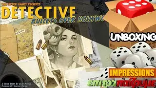 Detective City of Angels  Bullets over Hollywood - Unboxing & Impressions by Epitrapaizoume.gr