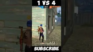 1vs4 Impossible clutch with🥵new chromasonic mp40😱 #shorts