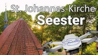 Seester | St. Johannes Kirche beim Sonnenuntergang