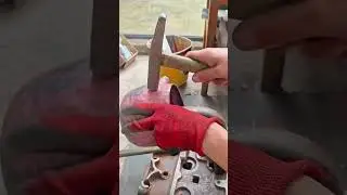 skilled manual metal shaping techniques for crafting unique copper teapots