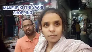 makeup ki itni saari shopping ki||happy Diwali to all friends #@shumailainayatvlogs