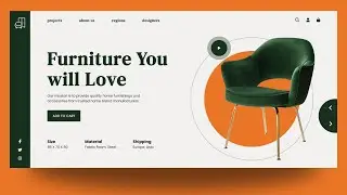 Building a Furniture Website Using Only HTML And CSS | Step by Step Tutorial