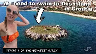 Budapest Rally Stage 5: Swimming to an Island in Croatia!
