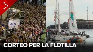 Genova, corteo in sostegno della Flotilla. Da Catania partono altre barche verso Gaza