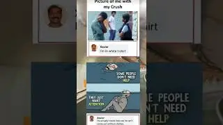 I'm in white shirt 😎 #FunwithMemes#funny#meme#people#crush#white#shirt