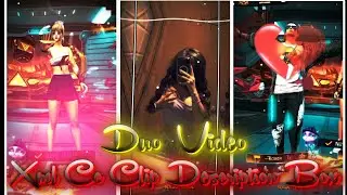 FF DUO TREND | XML + CLIP + CC ❤✨ | NEW TREND 💫💖!| FF EDIT BY @raju_ofcl 