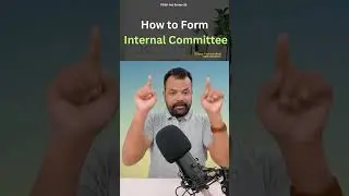 How to Form Internal Committee l POSH-26 l #dileepyashvardhan #factshorts