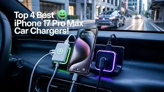 4 лучших автомобильных зарядных устройства для iPhone 17 Pro Max! ✅