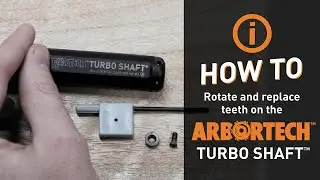 How to Rotate and Replace the Teeth on the TURBO Shaft | Arbortech Tools