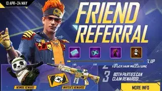 Friend Referral Events। Free Fire Friend Referral Events। #freefire #event