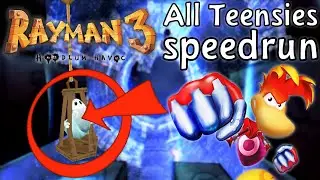 Rayman 3: Hoodlum Havoc All Teensies speedrun former WR in 1:22:28