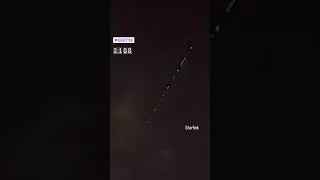 Спутники Илона Маска пролетели над Махачкалой в 21:06!