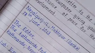 How to write letter to editor in easy way with full detail and format.