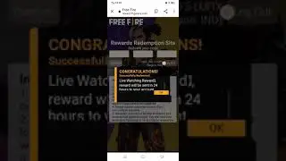 Free fire Asia championship 🏆 redeem code