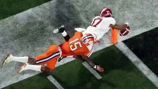 Kenyan Drake&rsquo;s 95 Yard Kickoff Return 2016 National Championship vs Clemson (4K)