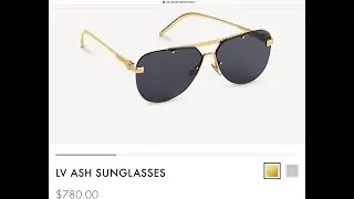 Louis Vuitton Ash Sunglasses & 1.1 Millionaires Sunglasses
