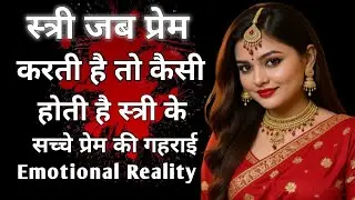 स्त्री जब प्रेम करती है तो कैसी होती है | स्त्री के सच्चे प्रेम की गहराई | Emotional Reality