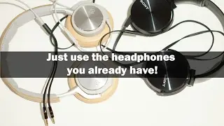 Alternative to gaming headphones