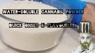 Making Water-Soluble Cannabis Powder - Homemade Cannabis Beverages #mocktailmagic