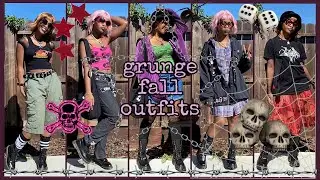 how i make my outfits (with examples) | grunge/alt/punk fall outfit inspo