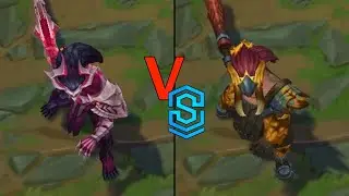 Visions of the Fallen Tryndamere VS Beast Hunter Tryndamere