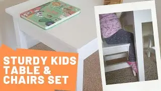 Best Kids Table and Chairs: Melissa and Doug Wooden Chair and Table Set Review