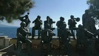 Escala Costa Brava town Walking tour beach part 1
