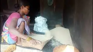 Traditional Rice processing practice