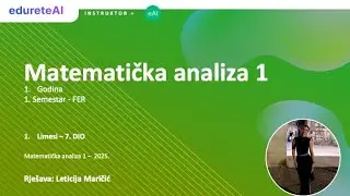 Matematička analiza 1 - Limesi 7.dio