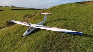 Pilatus B4 3m 1/5th scale glider at Maes Knoll Tump