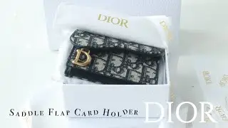 Unboxing-Dior Saddle Flap Card Holder