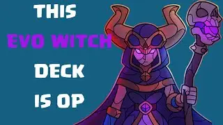 This EVO WITCH Deck DESTROYED Me in Clash Royale! 💀😭