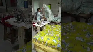 How the Stuffing and Sewing of Quilts Happens in a Factory
