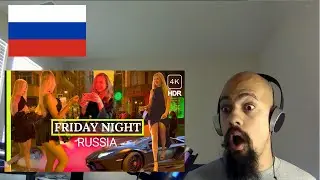 First Time Reacting to Nightlife Moscow: Beautiful Girls Cars Vibes Friday Night in Russia