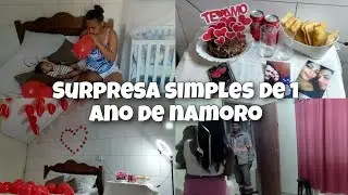 SURPRESA SIMPLES PARA O MEU NAMORADO | 1 ANO DE NAMORO ❤️🥰